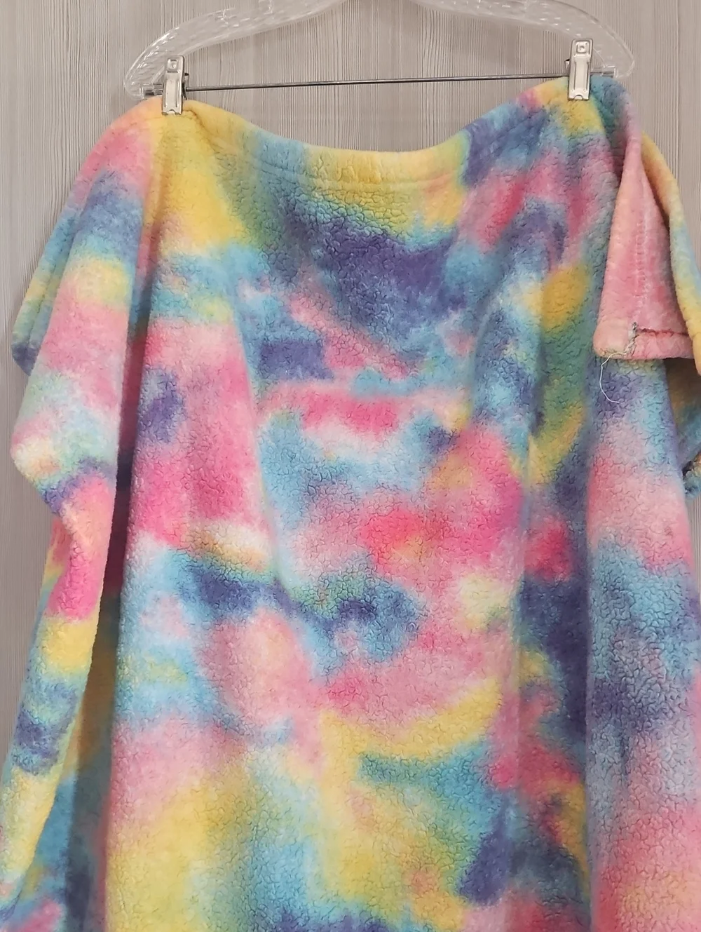 Tie dye fleece throw blanket 60x80 – soft plush cozy lightweight blanket for cou